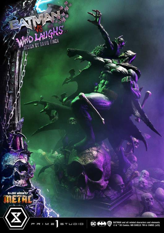 Dark Nights: Metal Ultimate Premium Masterline Batman Vs. Batman Who Laughs (Deluxe Ver.) 1/4 Scale Statue (With Bonus) Gallery Image 34