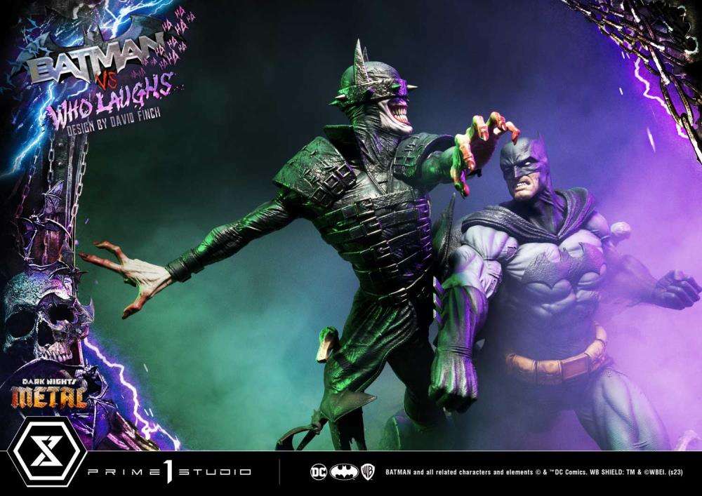 Dark Nights: Metal Ultimate Premium Masterline Batman Vs. Batman Who Laughs (Deluxe Ver.) 1/4 Scale Statue (With Bonus) Gallery Image 43