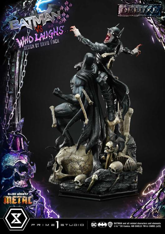 Dark Nights: Metal Ultimate Premium Masterline Batman Vs. Batman Who Laughs (Deluxe Ver.) 1/4 Scale Statue (With Bonus) Gallery Image 67