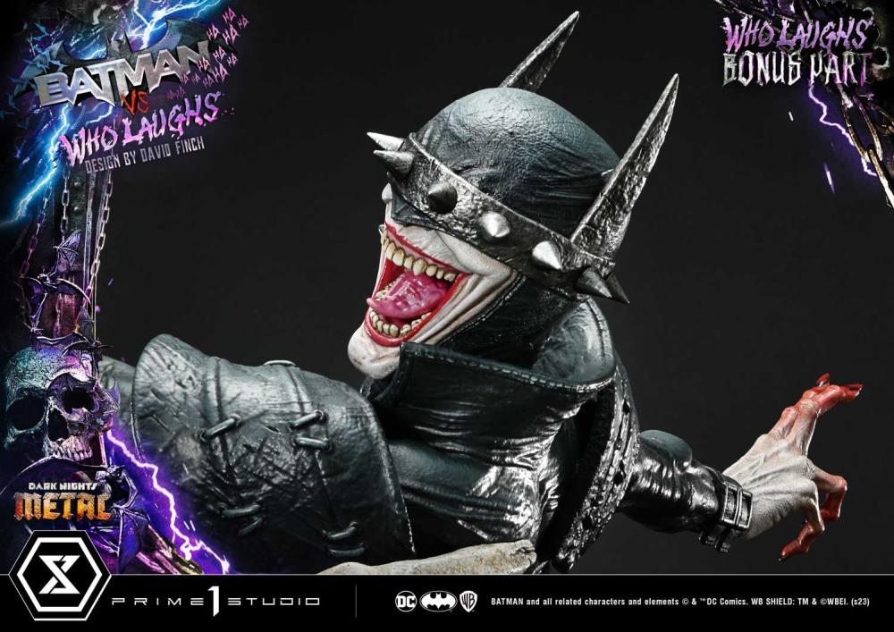 Dark Nights: Metal Ultimate Premium Masterline Batman Vs. Batman Who Laughs (Deluxe Ver.) 1/4 Scale Statue (With Bonus) Gallery Image 12