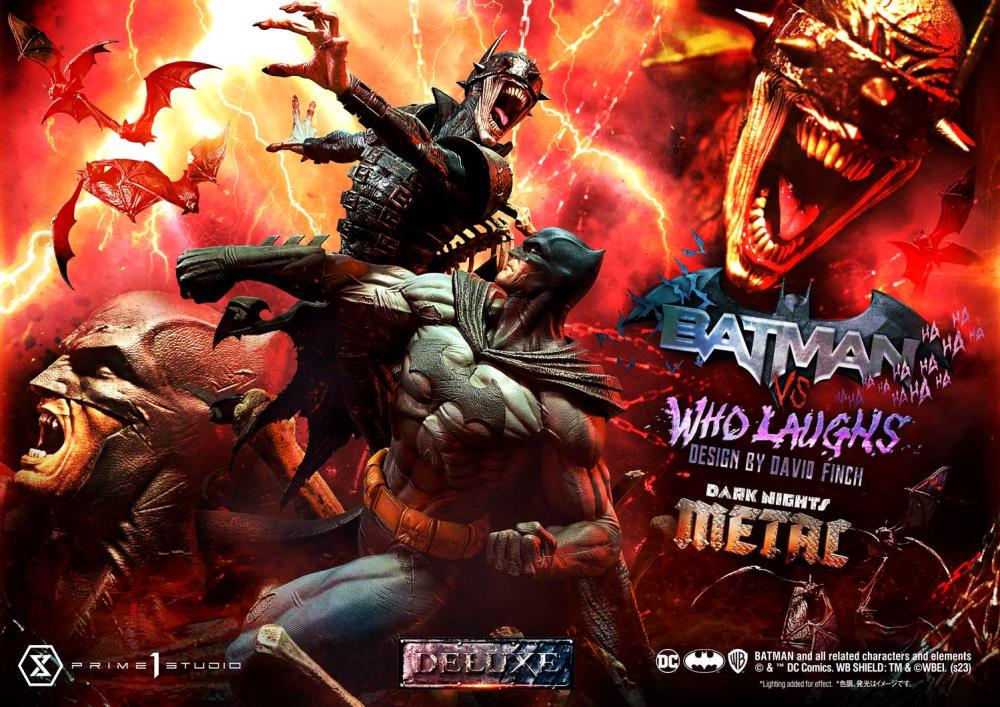 Dark Nights: Metal Ultimate Premium Masterline Batman Vs. Batman Who Laughs (Deluxe Ver.) 1/4 Scale Statue (With Bonus) Gallery Image 33