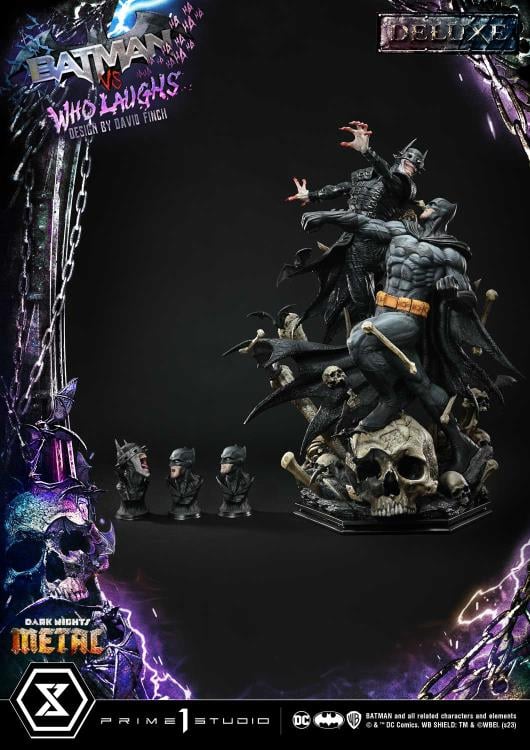 Dark Nights: Metal Ultimate Premium Masterline Batman Vs. Batman Who Laughs (Deluxe Ver.) 1/4 Scale Statue (With Bonus) Gallery Image 128