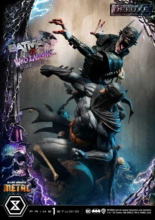 Dark Nights: Metal Ultimate Premium Masterline Batman Vs. Batman Who Laughs (Deluxe Ver.) 1/4 Scale Statue (With Bonus) Gallery Image 56