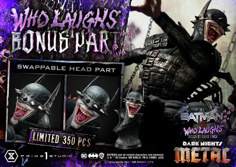 Dark Nights: Metal Ultimate Premium Masterline Batman Vs. Batman Who Laughs (Deluxe Ver.) 1/4 Scale Statue (With Bonus) Gallery Image 15