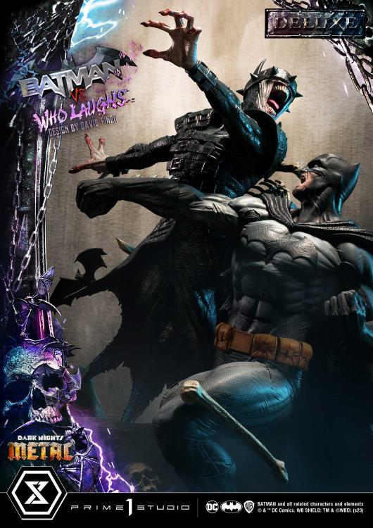 Dark Nights: Metal Ultimate Premium Masterline Batman Vs. Batman Who Laughs (Deluxe Ver.) 1/4 Scale Statue (With Bonus) Gallery Image 61