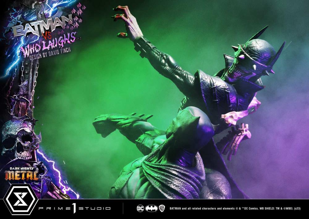 Dark Nights: Metal Ultimate Premium Masterline Batman Vs. Batman Who Laughs (Deluxe Ver.) 1/4 Scale Statue (With Bonus) Gallery Image 44