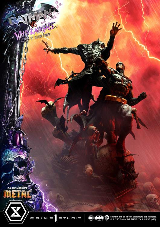 Dark Nights: Metal Ultimate Premium Masterline Batman Vs. Batman Who Laughs (Deluxe Ver.) 1/4 Scale Statue (With Bonus) Gallery Image 22