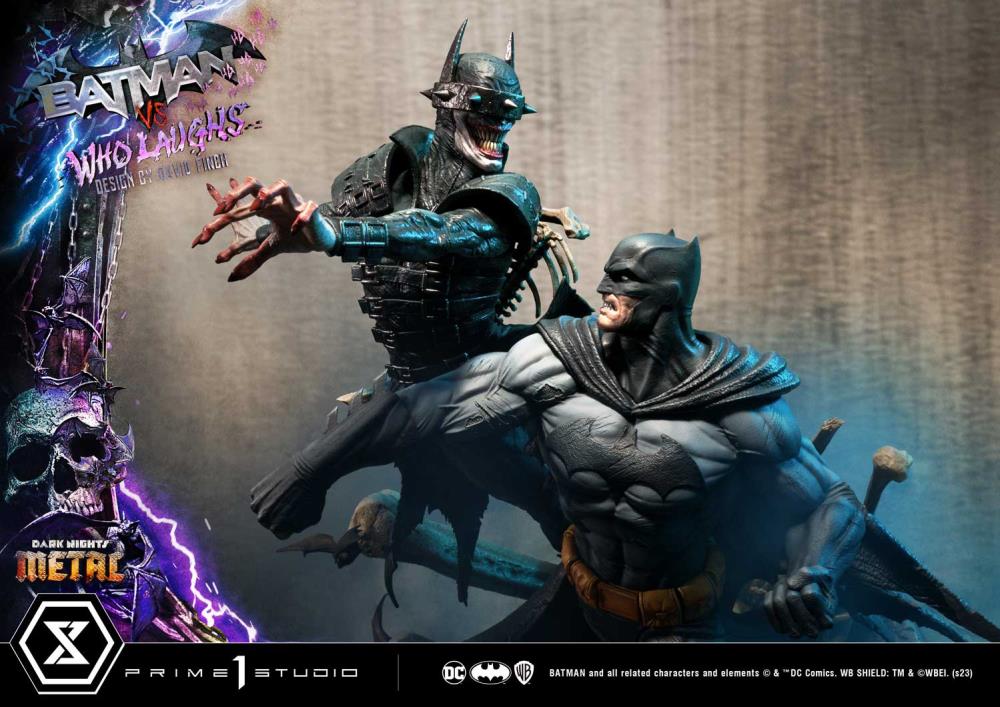 Dark Nights: Metal Ultimate Premium Masterline Batman Vs. Batman Who Laughs (Deluxe Ver.) 1/4 Scale Statue (With Bonus) Gallery Image 59