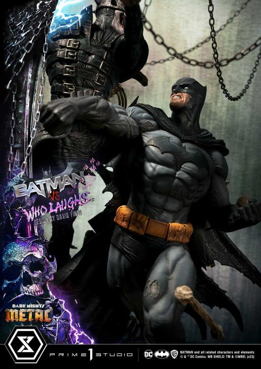 Dark Nights: Metal Ultimate Premium Masterline Batman Vs. Batman Who Laughs (Deluxe Ver.) 1/4 Scale Statue (With Bonus) Gallery Image 52