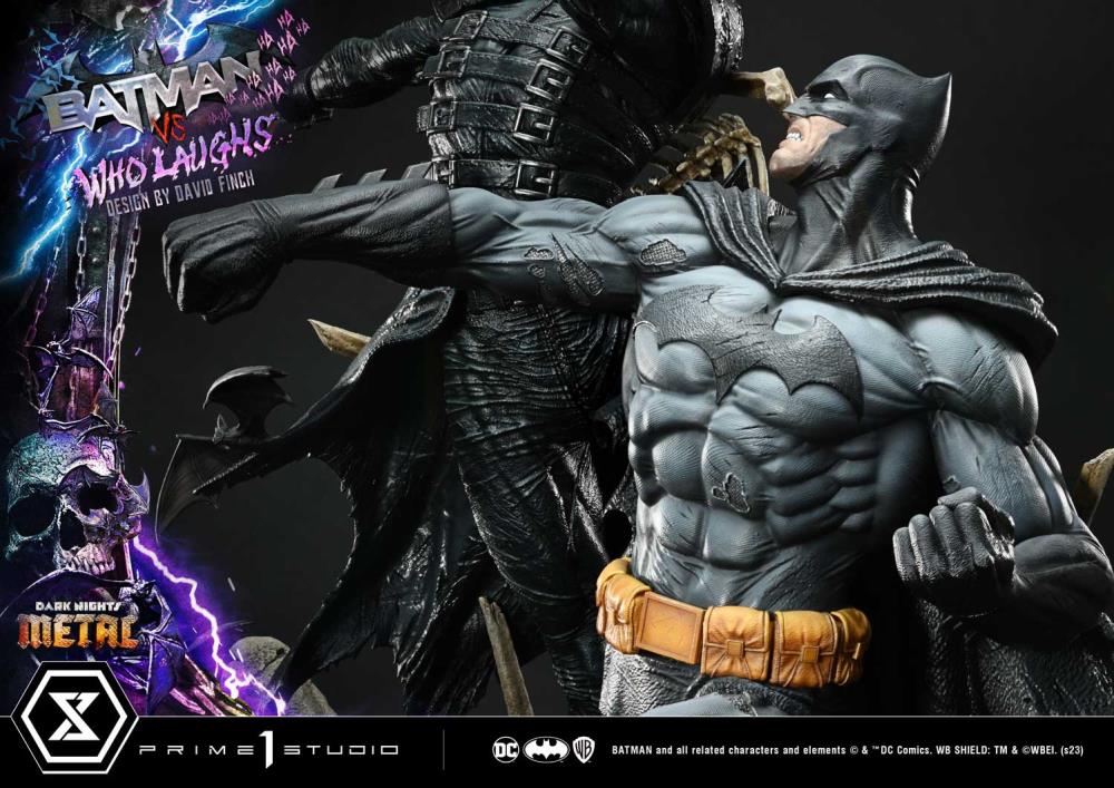 Dark Nights: Metal Ultimate Premium Masterline Batman Vs. Batman Who Laughs (Deluxe Ver.) 1/4 Scale Statue (With Bonus) Gallery Image 82