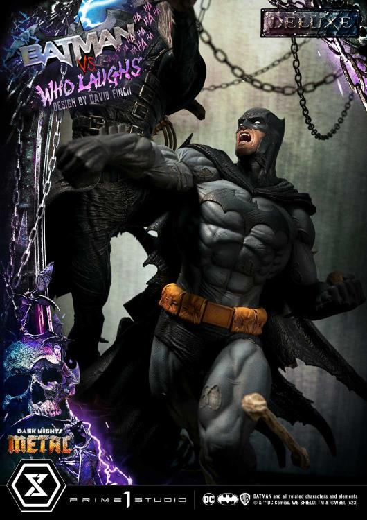 Dark Nights: Metal Ultimate Premium Masterline Batman Vs. Batman Who Laughs (Deluxe Ver.) 1/4 Scale Statue (With Bonus) Gallery Image 50