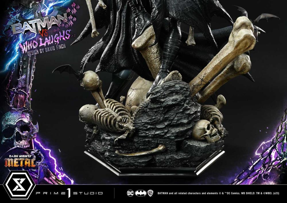 Dark Nights: Metal Ultimate Premium Masterline Batman Vs. Batman Who Laughs (Deluxe Ver.) 1/4 Scale Statue (With Bonus) Gallery Image 130