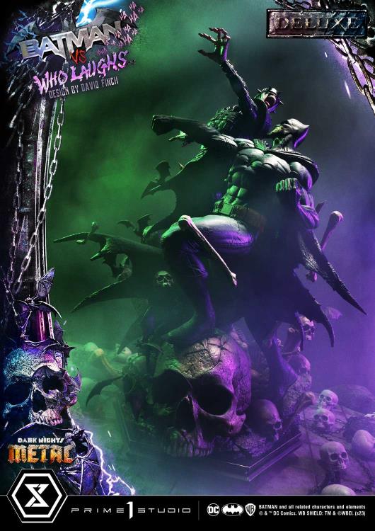 Dark Nights: Metal Ultimate Premium Masterline Batman Vs. Batman Who Laughs (Deluxe Ver.) 1/4 Scale Statue (With Bonus) Gallery Image 38