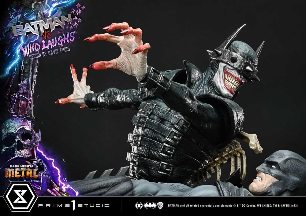 Dark Nights: Metal Ultimate Premium Masterline Batman Vs. Batman Who Laughs (Deluxe Ver.) 1/4 Scale Statue (With Bonus) Gallery Image 83