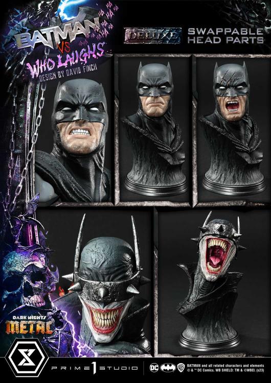 Dark Nights: Metal Ultimate Premium Masterline Batman Vs. Batman Who Laughs (Deluxe Ver.) 1/4 Scale Statue (With Bonus) Gallery Image 111