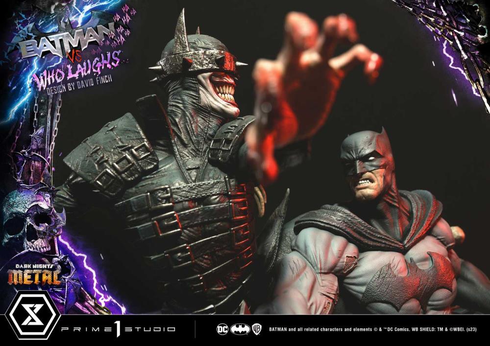 Dark Nights: Metal Ultimate Premium Masterline Batman Vs. Batman Who Laughs (Deluxe Ver.) 1/4 Scale Statue (With Bonus) Gallery Image 81