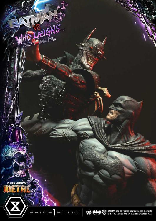 Dark Nights: Metal Ultimate Premium Masterline Batman Vs. Batman Who Laughs (Deluxe Ver.) 1/4 Scale Statue (With Bonus) Gallery Image 85