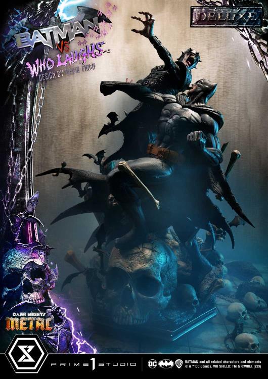 Dark Nights: Metal Ultimate Premium Masterline Batman Vs. Batman Who Laughs (Deluxe Ver.) 1/4 Scale Statue (With Bonus) Gallery Image 54