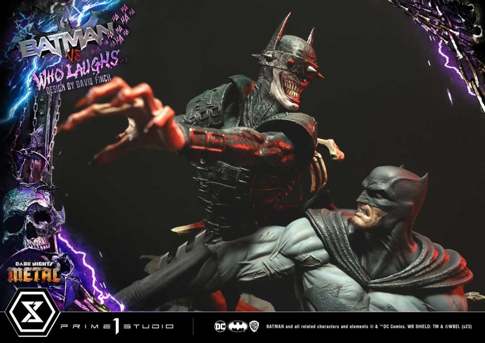 Dark Nights: Metal Ultimate Premium Masterline Batman Vs. Batman Who Laughs (Deluxe Ver.) 1/4 Scale Statue (With Bonus) Gallery Image 80