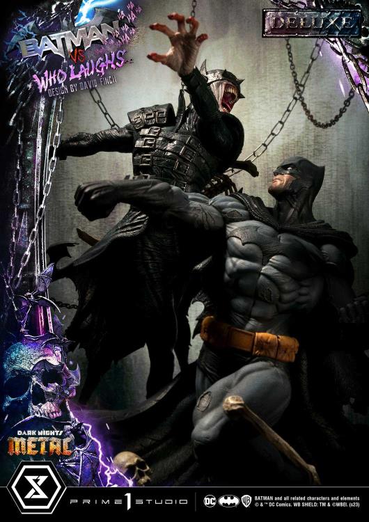 Dark Nights: Metal Ultimate Premium Masterline Batman Vs. Batman Who Laughs (Deluxe Ver.) 1/4 Scale Statue (With Bonus) Gallery Image 48