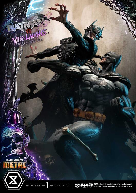Dark Nights: Metal Ultimate Premium Masterline Batman Vs. Batman Who Laughs (Deluxe Ver.) 1/4 Scale Statue (With Bonus) Gallery Image 63
