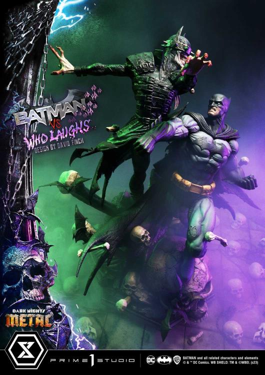 Dark Nights: Metal Ultimate Premium Masterline Batman Vs. Batman Who Laughs (Deluxe Ver.) 1/4 Scale Statue (With Bonus) Gallery Image 37