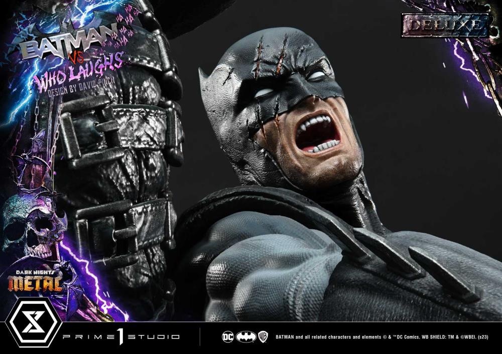 Dark Nights: Metal Ultimate Premium Masterline Batman Vs. Batman Who Laughs (Deluxe Ver.) 1/4 Scale Statue (With Bonus) Gallery Image 98