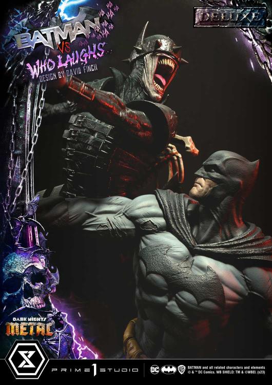 Dark Nights: Metal Ultimate Premium Masterline Batman Vs. Batman Who Laughs (Deluxe Ver.) 1/4 Scale Statue (With Bonus) Gallery Image 84
