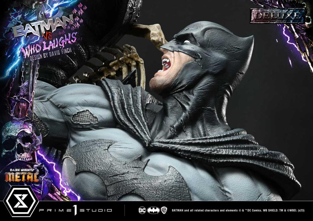 Dark Nights: Metal Ultimate Premium Masterline Batman Vs. Batman Who Laughs (Deluxe Ver.) 1/4 Scale Statue (With Bonus) Gallery Image 100