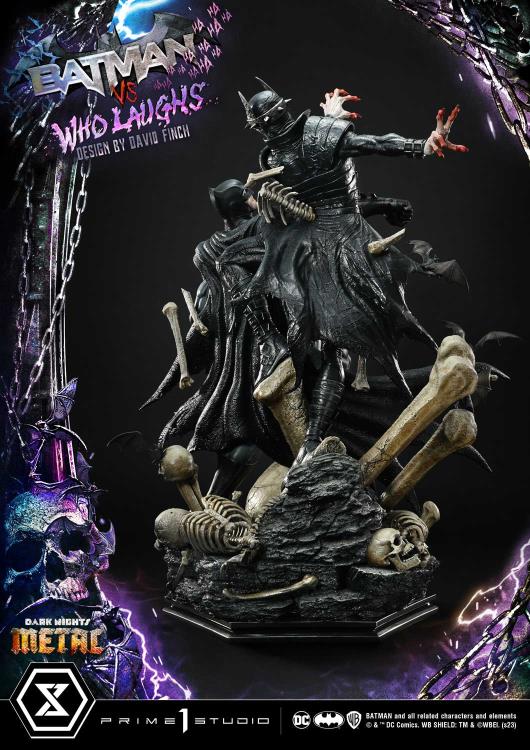 Dark Nights: Metal Ultimate Premium Masterline Batman Vs. Batman Who Laughs (Deluxe Ver.) 1/4 Scale Statue (With Bonus) Gallery Image 74