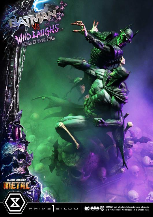 Dark Nights: Metal Ultimate Premium Masterline Batman Vs. Batman Who Laughs (Deluxe Ver.) 1/4 Scale Statue (With Bonus) Gallery Image 35