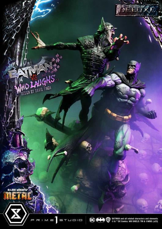 Dark Nights: Metal Ultimate Premium Masterline Batman Vs. Batman Who Laughs (Deluxe Ver.) 1/4 Scale Statue (With Bonus) Gallery Image 36