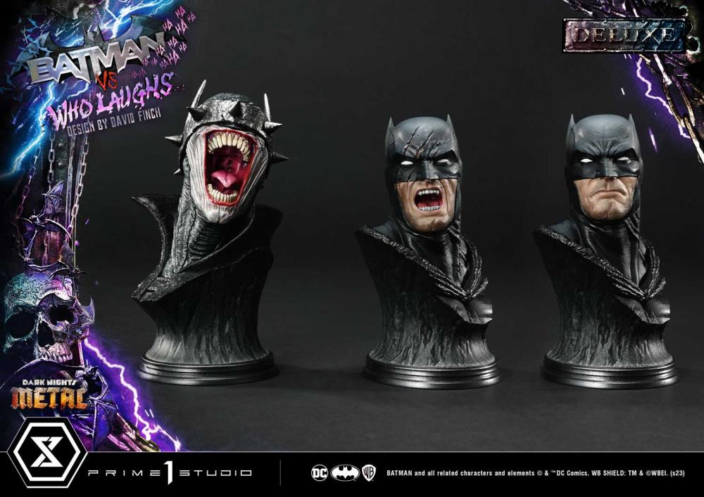 Dark Nights: Metal Ultimate Premium Masterline Batman Vs. Batman Who Laughs (Deluxe Ver.) 1/4 Scale Statue (With Bonus) Gallery Image 110