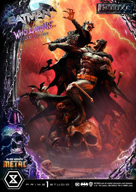 Dark Nights: Metal Ultimate Premium Masterline Batman Vs. Batman Who Laughs (Deluxe Ver.) 1/4 Scale Statue (With Bonus) Gallery Image 17