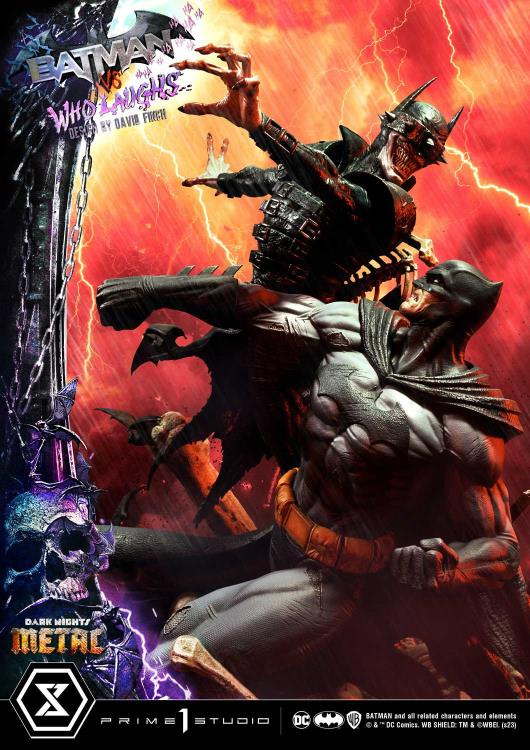 Dark Nights: Metal Ultimate Premium Masterline Batman Vs. Batman Who Laughs (Deluxe Ver.) 1/4 Scale Statue (With Bonus) Gallery Image 26