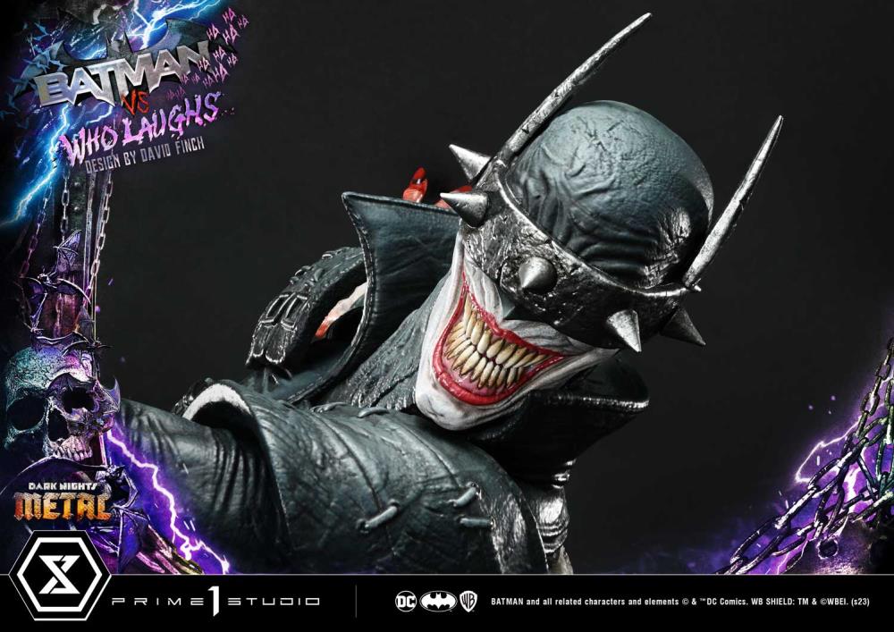 Dark Nights: Metal Ultimate Premium Masterline Batman Vs. Batman Who Laughs (Deluxe Ver.) 1/4 Scale Statue (With Bonus) Gallery Image 104