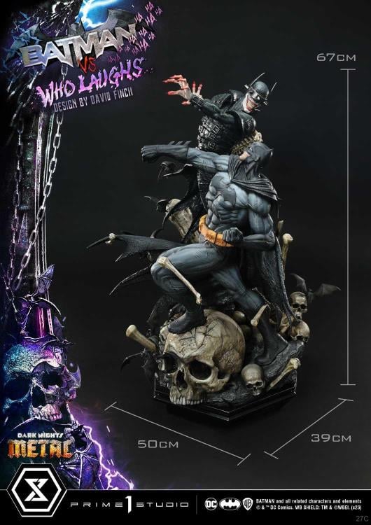 Dark Nights: Metal Ultimate Premium Masterline Batman Vs. Batman Who Laughs (Deluxe Ver.) 1/4 Scale Statue (With Bonus) Gallery Image 76