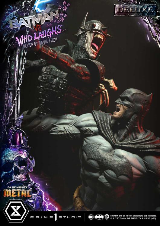 Dark Nights: Metal Ultimate Premium Masterline Batman Vs. Batman Who Laughs (Deluxe Ver.) 1/4 Scale Statue (With Bonus) Gallery Image 79