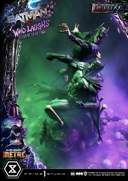 Dark Nights: Metal Ultimate Premium Masterline Batman Vs. Batman Who Laughs (Deluxe Ver.) 1/4 Scale Statue (With Bonus) Gallery Image 39