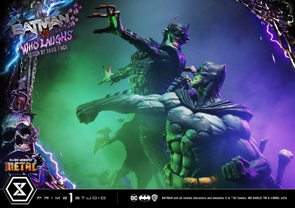 Dark Nights: Metal Ultimate Premium Masterline Batman Vs. Batman Who Laughs (Deluxe Ver.) 1/4 Scale Statue (With Bonus) Gallery Image 42
