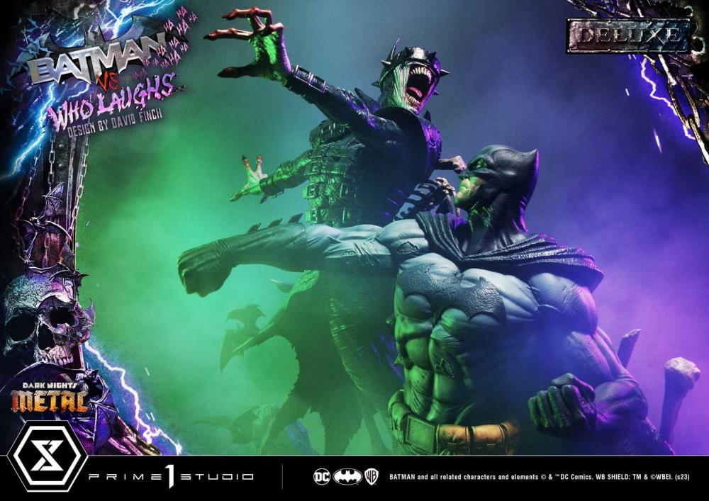 Dark Nights: Metal Ultimate Premium Masterline Batman Vs. Batman Who Laughs (Deluxe Ver.) 1/4 Scale Statue (With Bonus) Gallery Image 40