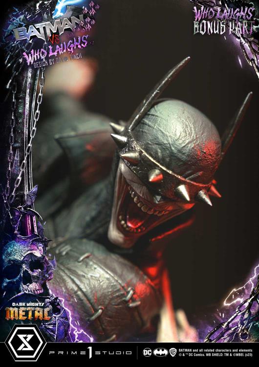 Dark Nights: Metal Ultimate Premium Masterline Batman Vs. Batman Who Laughs (Deluxe Ver.) 1/4 Scale Statue (With Bonus) Gallery Image 13