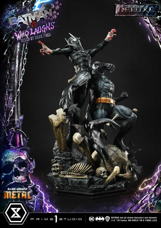 Dark Nights: Metal Ultimate Premium Masterline Batman Vs. Batman Who Laughs (Deluxe Ver.) 1/4 Scale Statue (With Bonus) Gallery Image 70