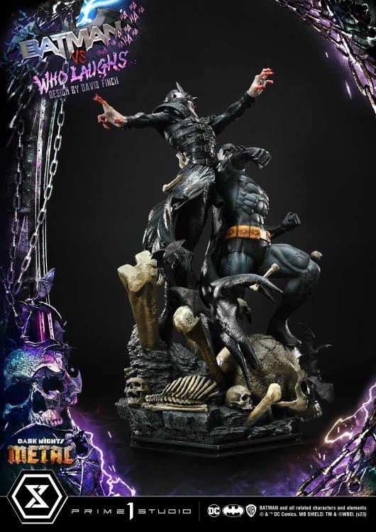 Dark Nights: Metal Ultimate Premium Masterline Batman Vs. Batman Who Laughs (Deluxe Ver.) 1/4 Scale Statue (With Bonus) Gallery Image 75