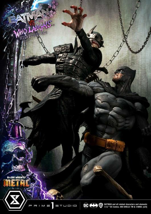 Dark Nights: Metal Ultimate Premium Masterline Batman Vs. Batman Who Laughs (Deluxe Ver.) 1/4 Scale Statue (With Bonus) Gallery Image 53
