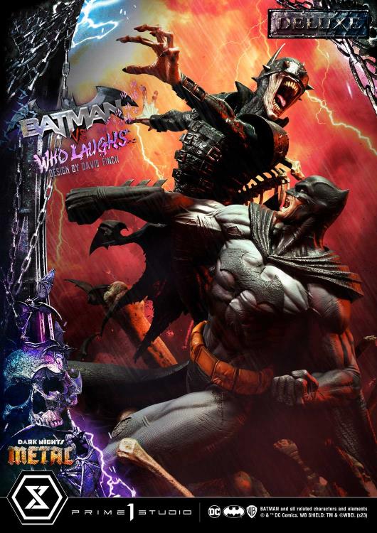 Dark Nights: Metal Ultimate Premium Masterline Batman Vs. Batman Who Laughs (Deluxe Ver.) 1/4 Scale Statue (With Bonus) Gallery Image 19