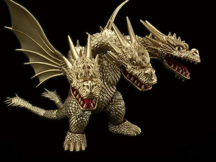 Godzilla vs. King Ghidorah Chibimaru No.401 King Ghidorah (70th Anniversary Ver.) Model Kit Gallery Image 1