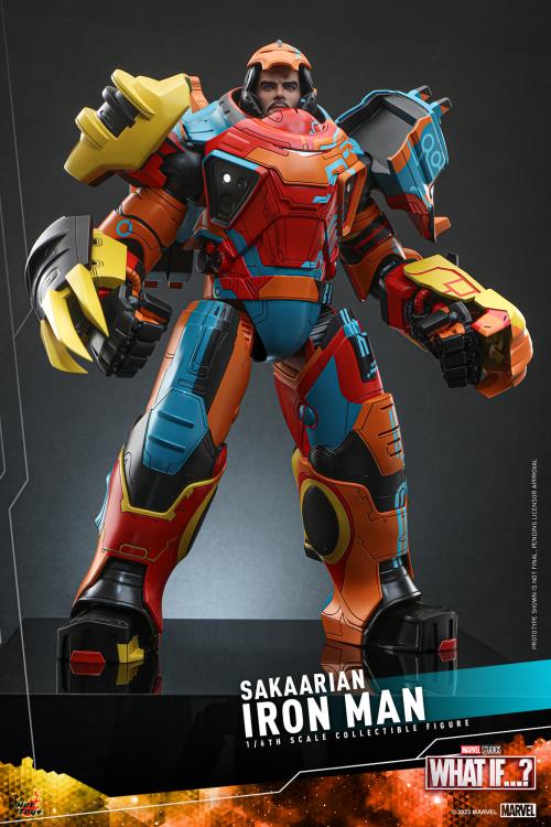 What If...? TMS Sakaarian Iron Man 1/6th Scale Collectible Figure Gallery Image 4