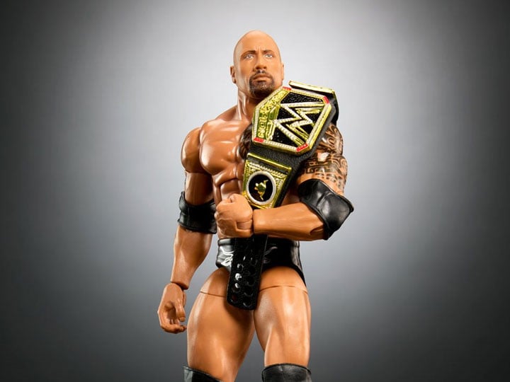 WWE Wrestlemania Elite Collection The Rock (Nicholas 2018 BAF) Gallery Image 1