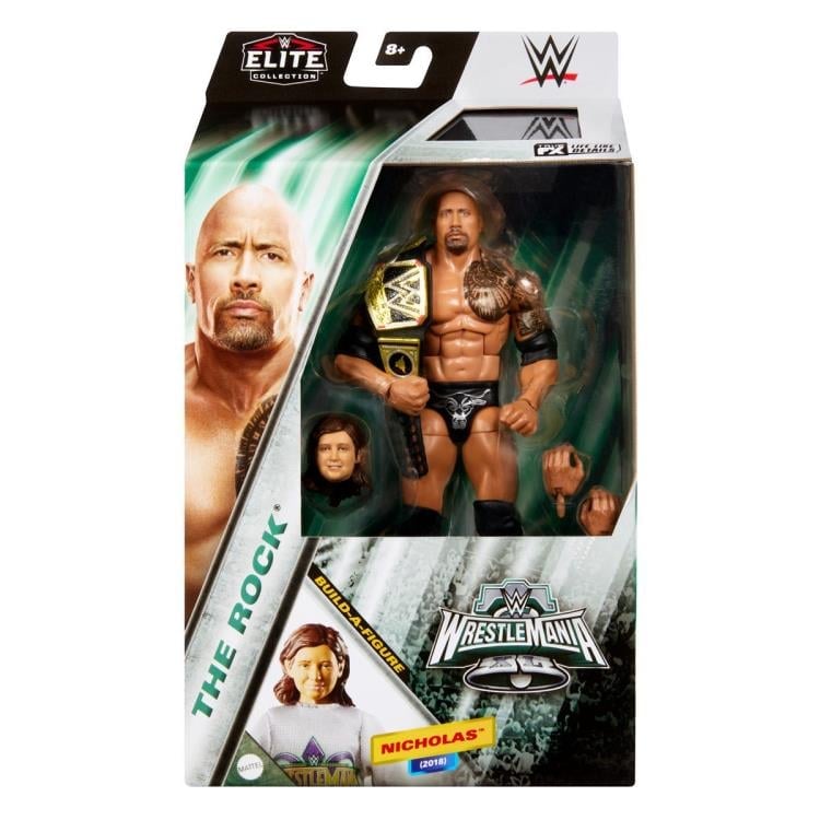 WWE Wrestlemania Elite Collection The Rock (Nicholas 2018 BAF) Gallery Image 8